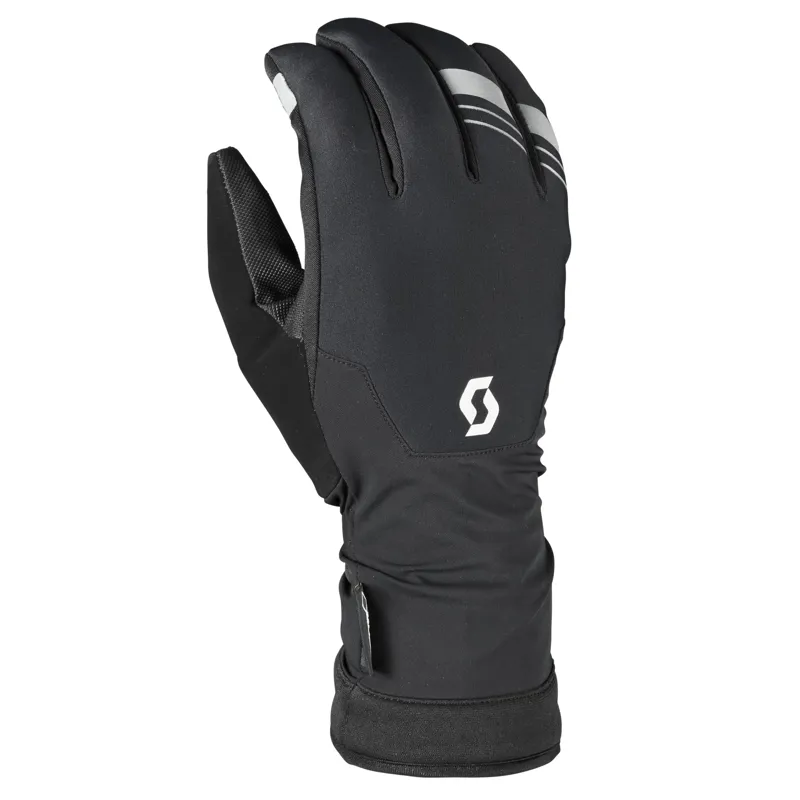Scott Aqua GTX Long Finger Gloves - Black - Image 2