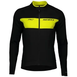 Scott RC Warm Reversible WindBreaker Men's Jacket - Black/Sulphur Yellow