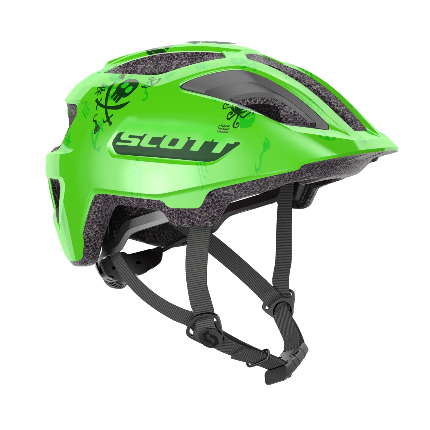 Scott Spunto Junior Helmet - 50-56cm - Juniper Green