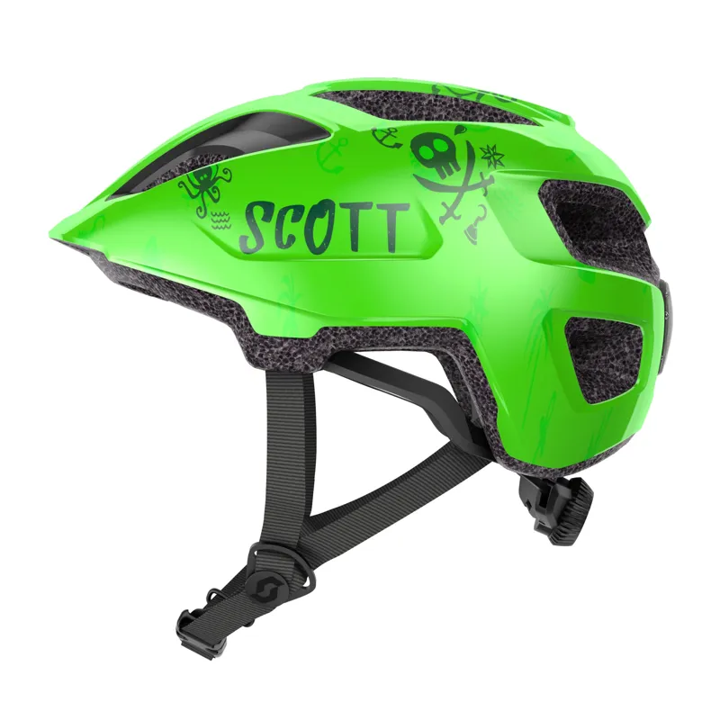 Scott Spunto Kids Helmet - 46-52cm - Fluo Green - Image 3