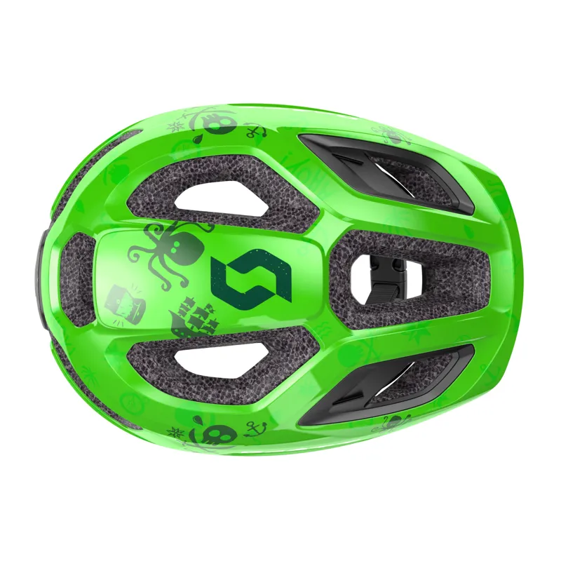 Scott Spunto Kids Helmet - 46-52cm - Fluo Green - Image 8