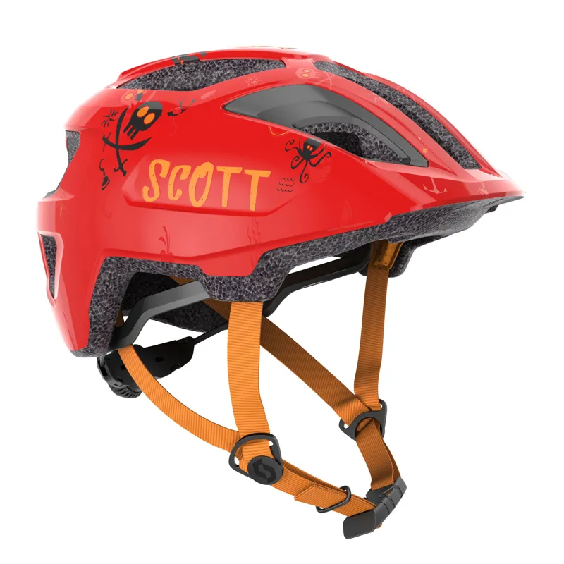Scott Spunto Kids Helmet - 46-52cm - Fire Orange - Image 3