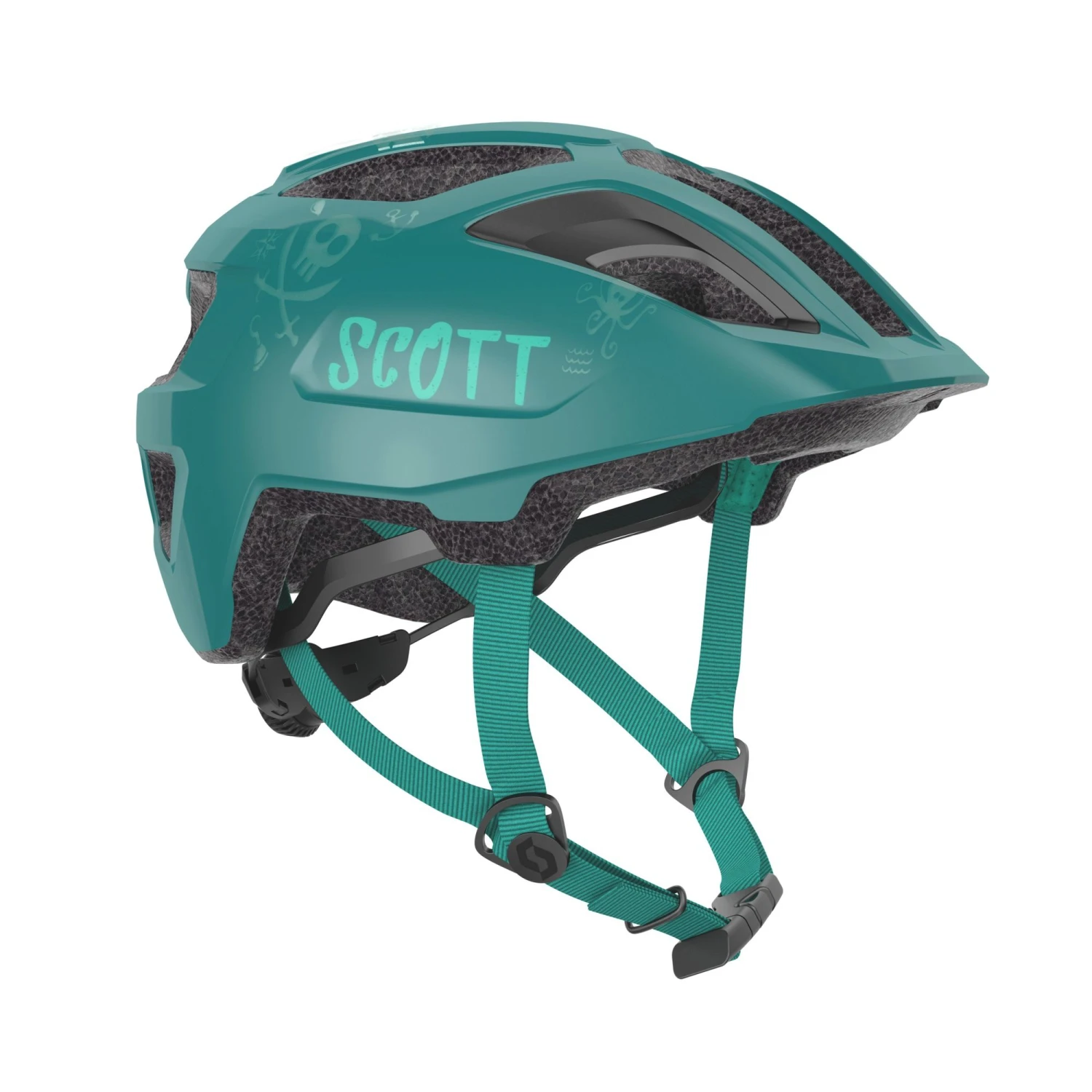 Scott Spunto Kids Helmet - 46-52cm - Fluo Green - Image 2