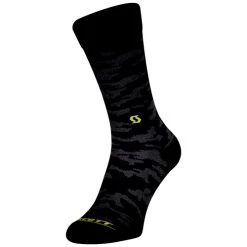 Scott Trail Camo Crew Socks - White/Black