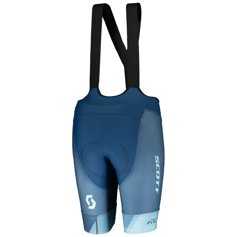 Scott RC Pro +++ Womens Bibshorts - Lunar Blue/Stream Blue - Image 2