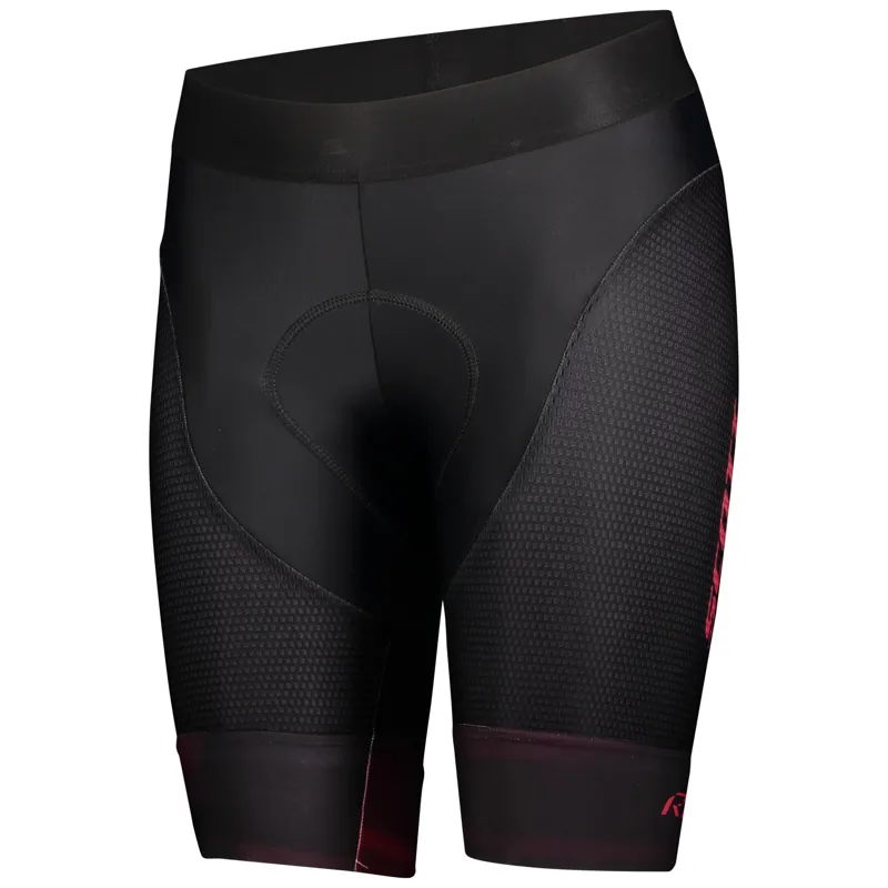 Scott RC Pro Womens Lycra Shorts - Black/Lollipop Pink - Image 2