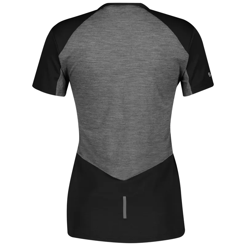 Scott Trail MTN Tech Womens Tee - Black/Dark Grey - Image 4