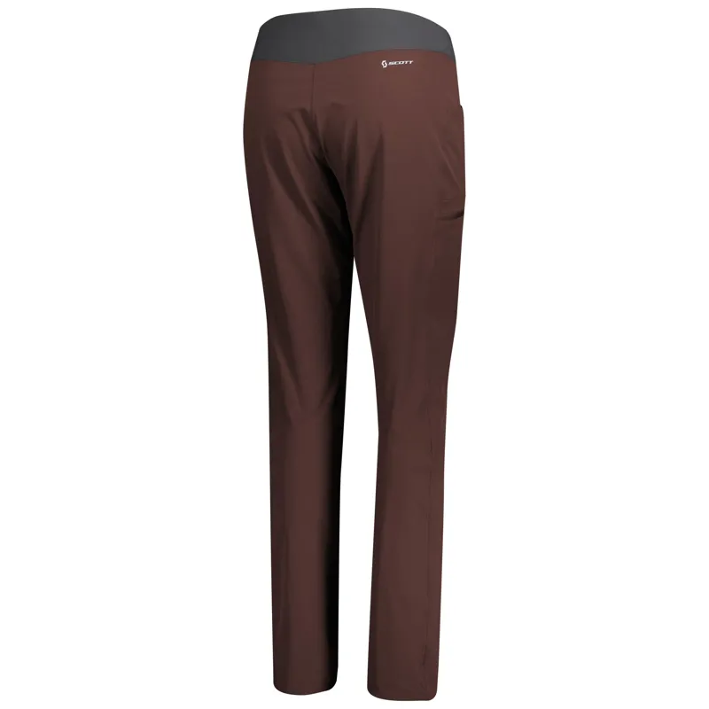 Scott Trail MTN Tech Womens Trousers - Maroon Red - Image 4