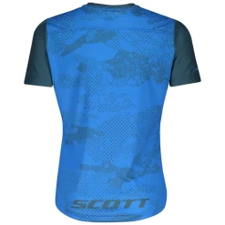 Scott Trail 10 Short Sleeve Junior Jersey- Skydive Blue/Nightfall Blue