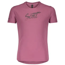 Scott Trail Dri Short Sleeve Junior Jersey - Cassis Pink