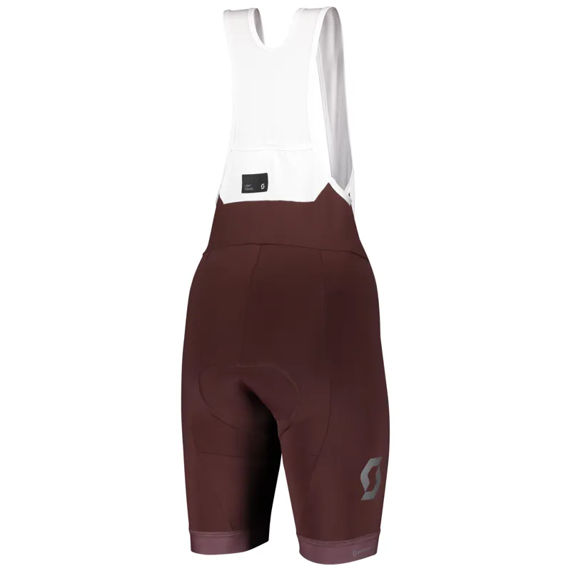 Scott Endurance +++ Bibshorts - Maroon Red/Dark Greyrey - Image 3