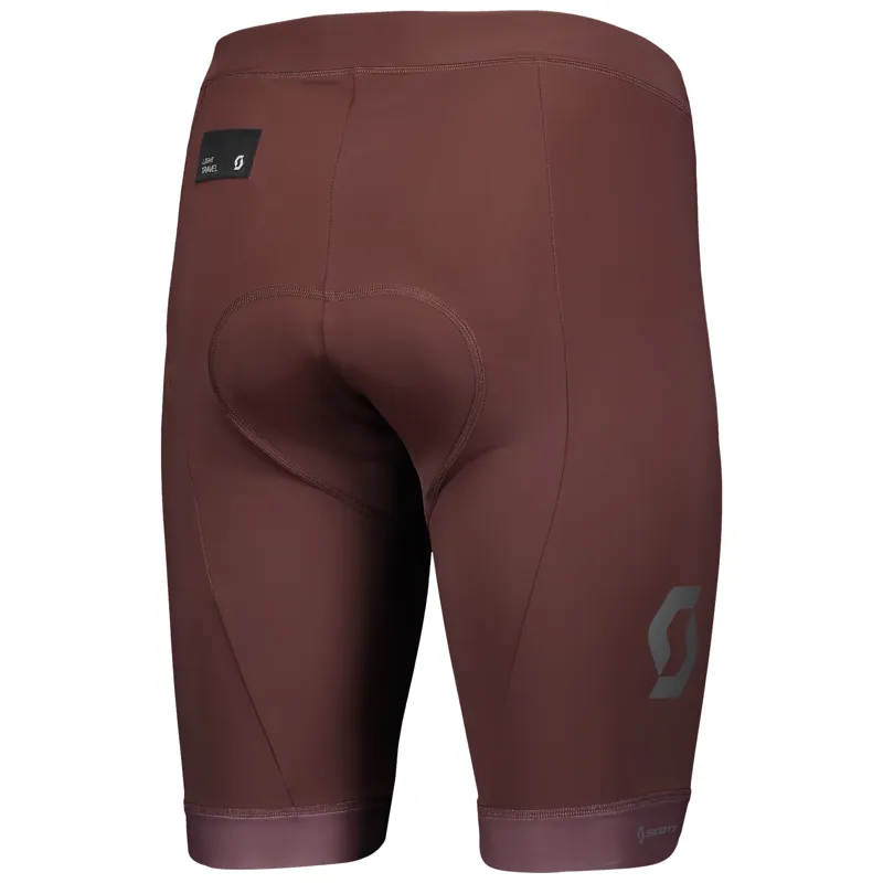 Scott Endurance +++ Lycra Shorts - Maroon Red/Dark Grey - Image 2