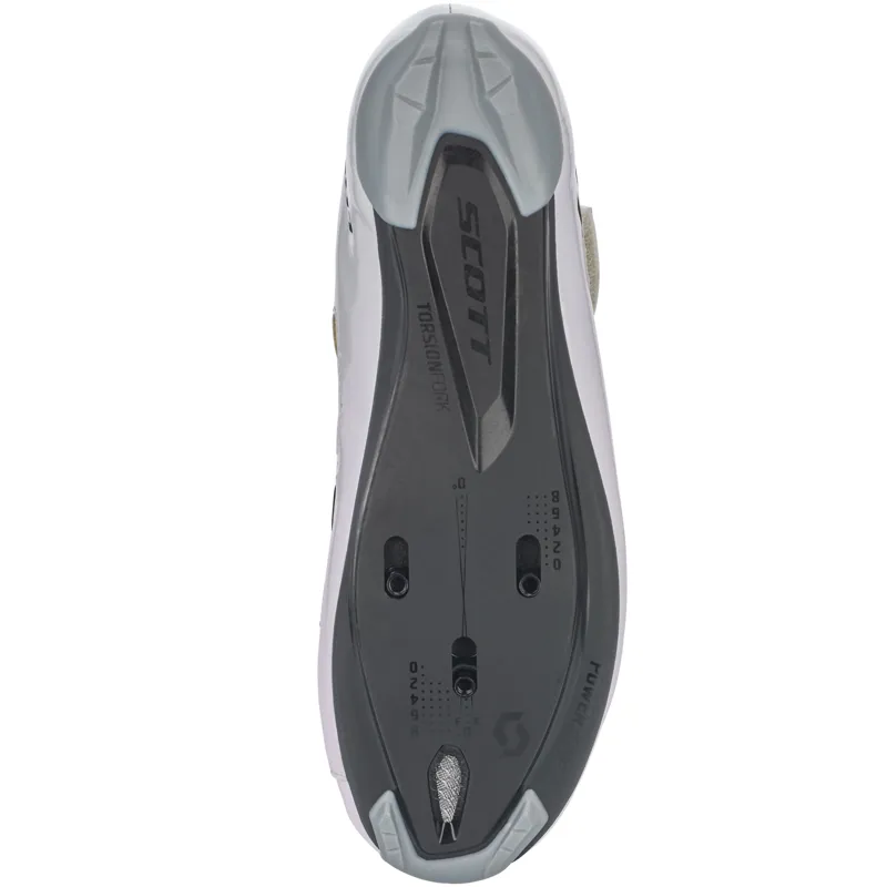 Scott Road Comp Womens Road Shoes - Gloss White/Gloss Black - Image 3