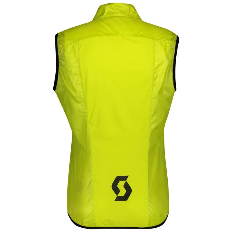 Scott RC Team Windbreaker Men's Vest - Sulphur Yellow/Black