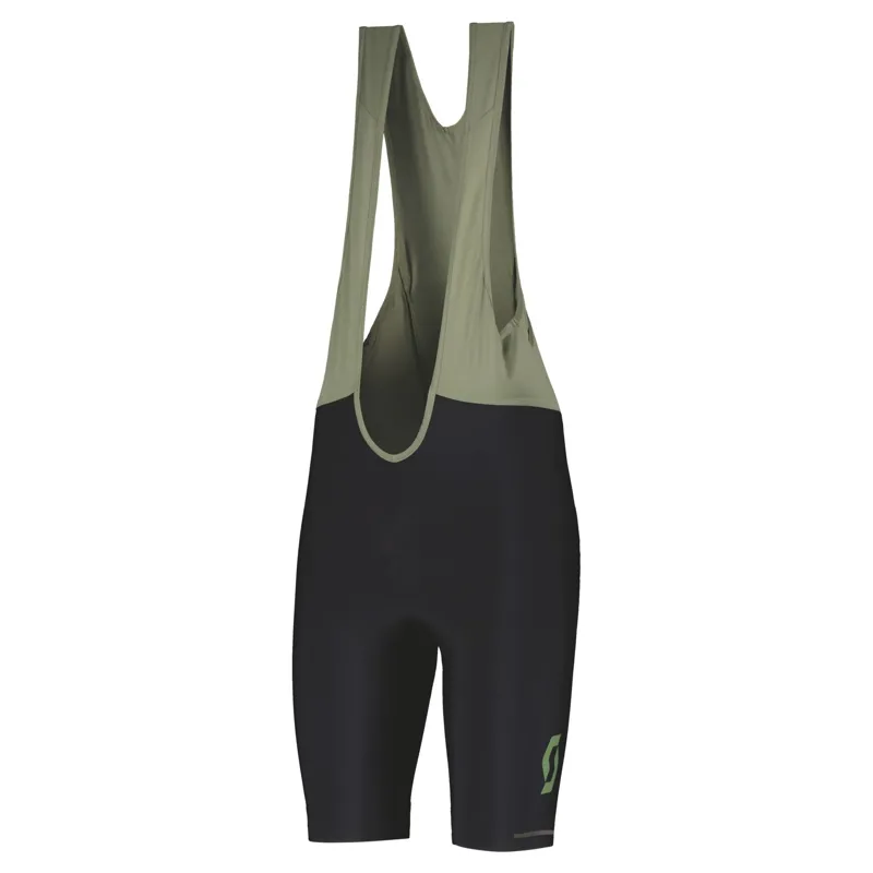 Scott Endurance Plus Men's Bib Shorts - Black/Frost Green