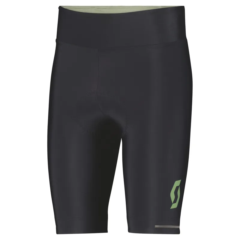 Scott Endurance Men's Lycra Shorts - Black/Frost Green - Image 2