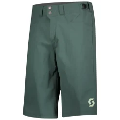 Scott Trail Flow Padded Men's Baggy Shorts - Smoked Green