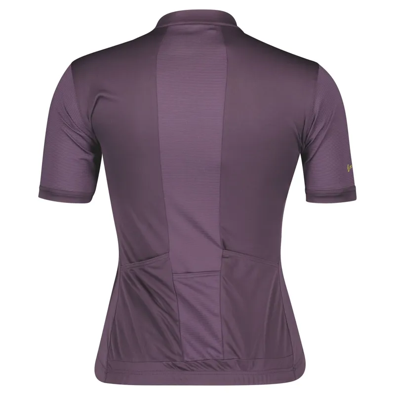 Scott Endurance 10 Women's Short Sleeve Jersey - Dark Purple/Mud Green - Image 3