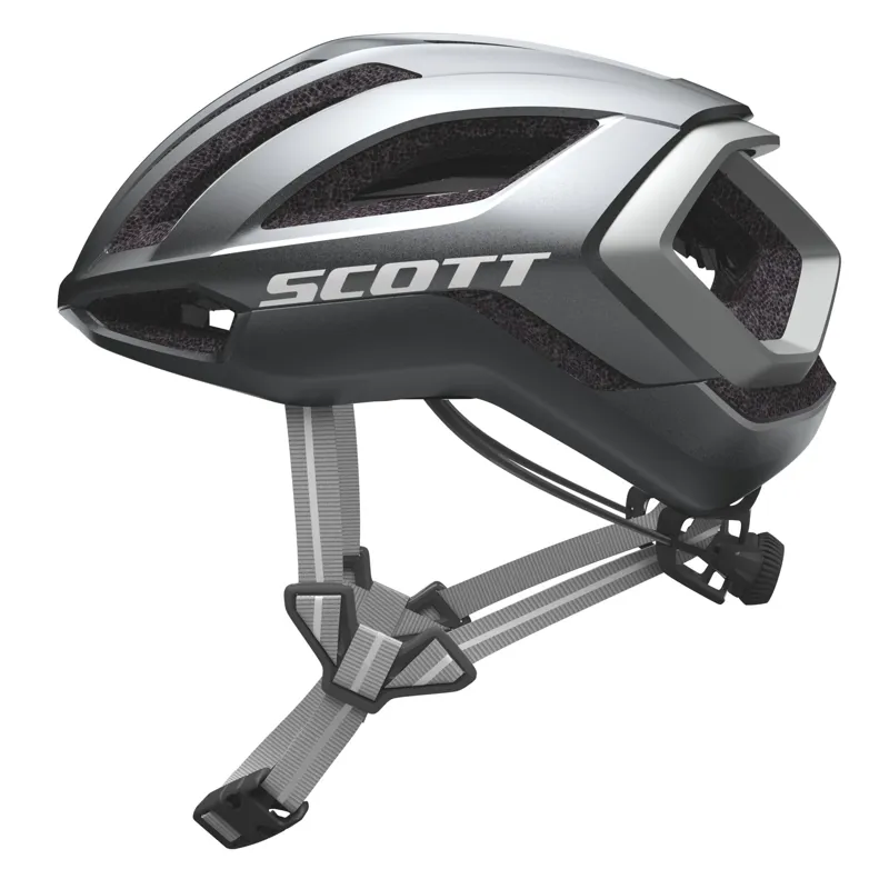 Scott Centric Plus CE Mips Helmet - Dark Silver/Reflective Grey - Image 14