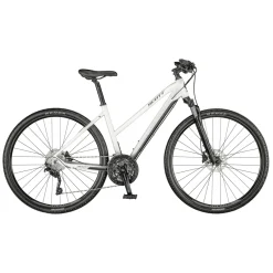 Scott Sub Cross 20 Women's Hybrid Bike 2022 In White