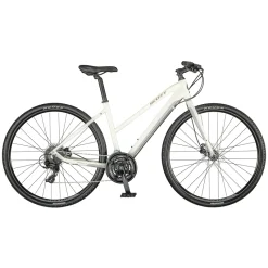 Scott Sub Cross 50 Lady Womens Hybrid Bike 2022 In White