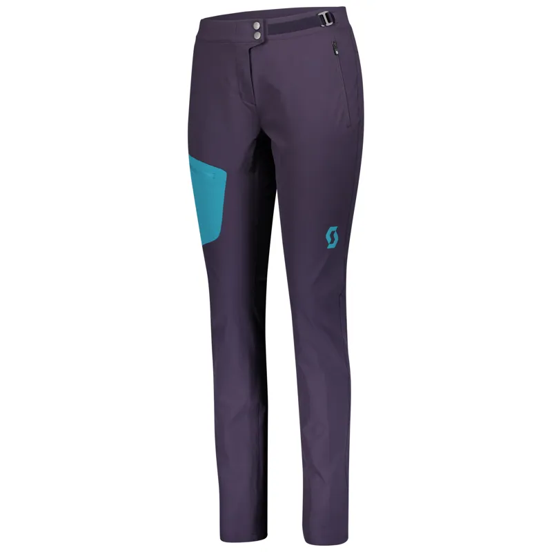Scott Explorair Light Womens MTB Pants - Glace Blue/Midnight Blue