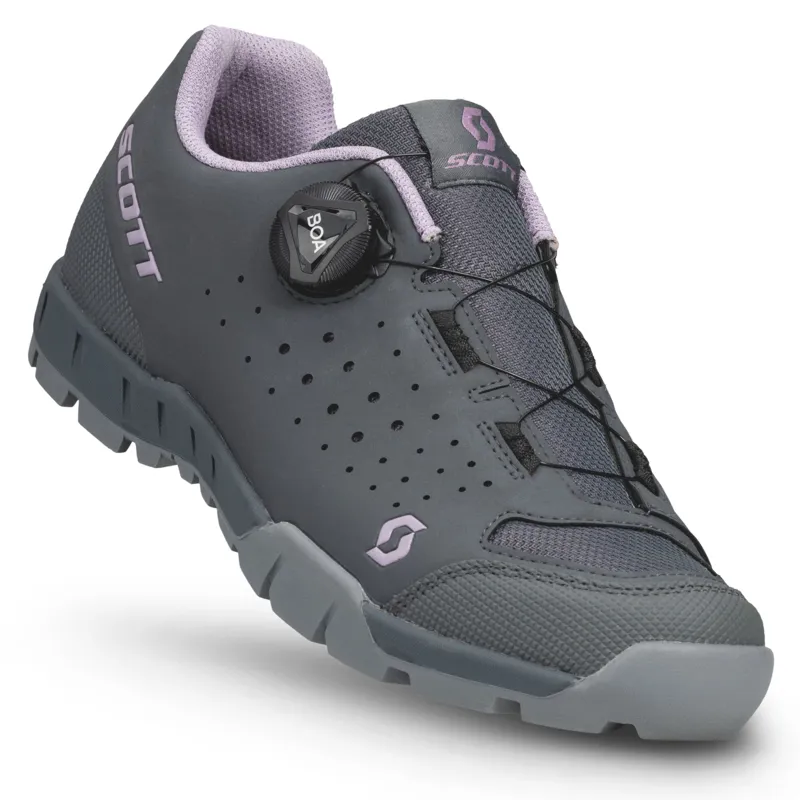 Scott Sport Trail Evo BOA Women's MTB Shoes - Dark Grey/Light Pink - Image 4