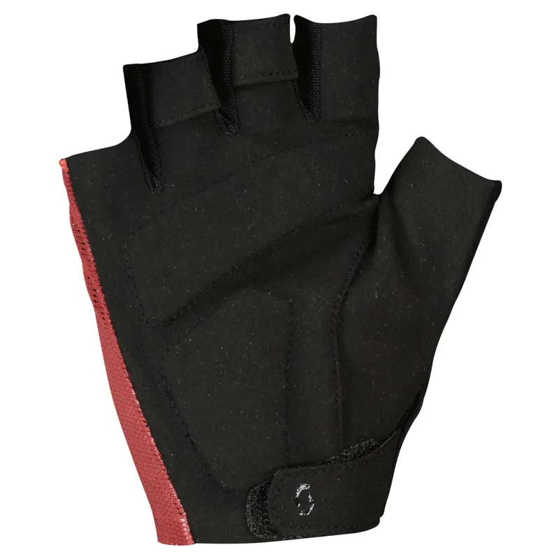 Scott Essential Gel Short Finger Gloves - Tuscan Red/Dark Grey - Image 5