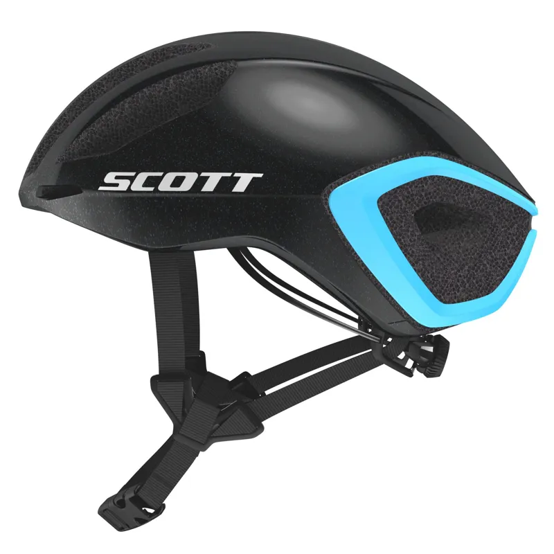 Scott Cadence Plus MIPS Road Helmet - Black/Light Blue - Image 2