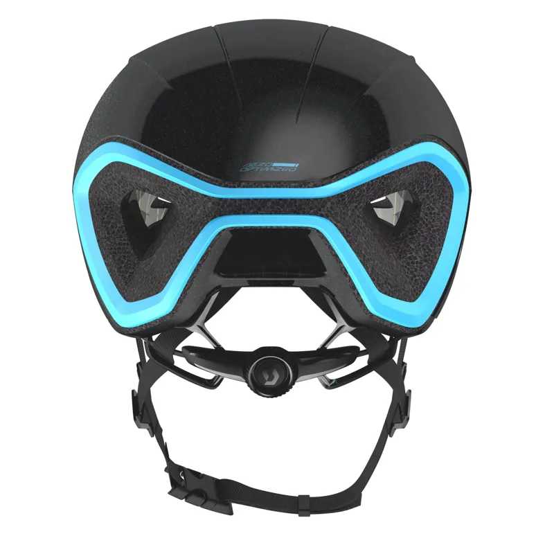 Scott Cadence Plus MIPS Road Helmet - Black/Light Blue - Image 4