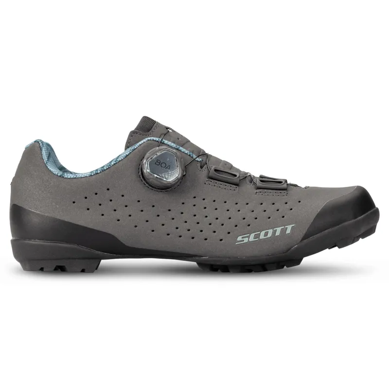 Scott Gravel Pro Women's Gravel Road Shoes - Dark Grey/Light Green - Image 6