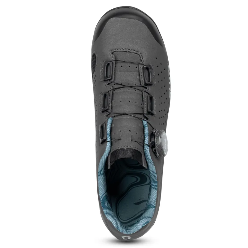 Scott Gravel Pro Women's Gravel Road Shoes - Dark Grey/Light Green