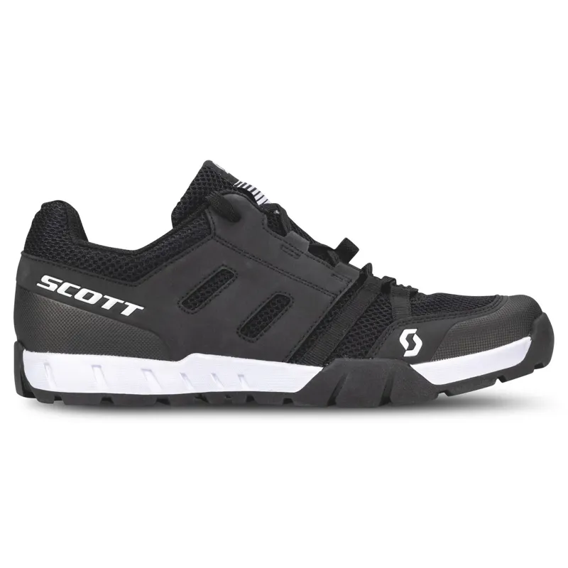 Scott Sport Crus-R Men's Flat MTB Soes - Black/White - Image 4