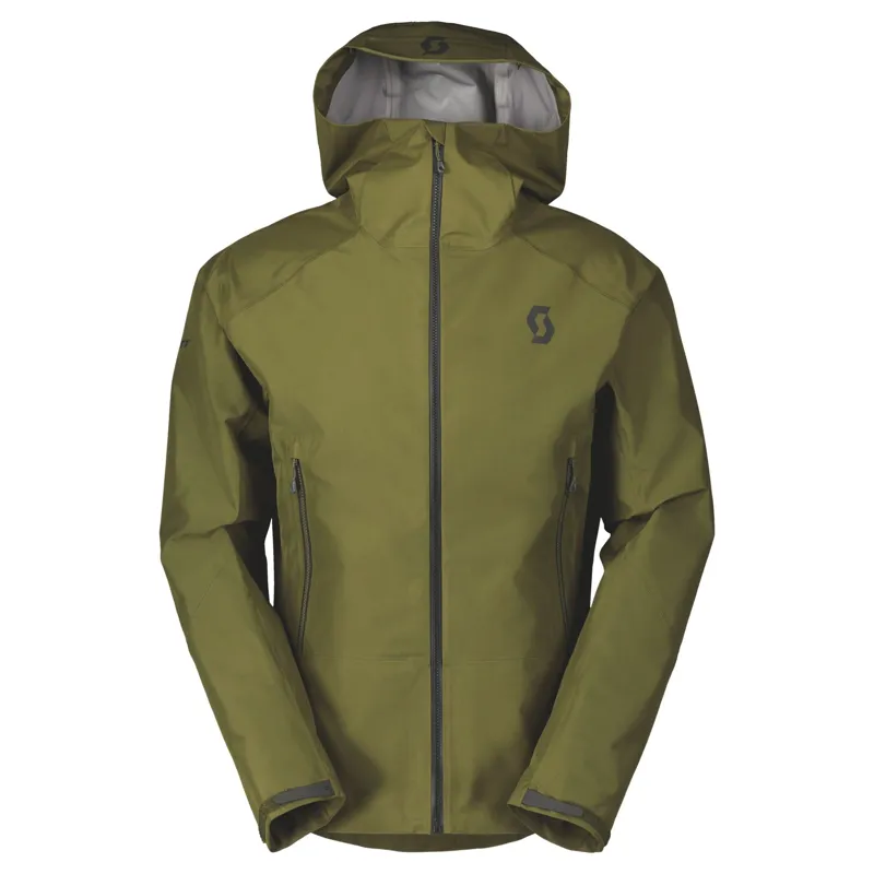 Scott Explorair Light Dryo 3L Men's Waterproof Jacket - Fir Green - Image 5