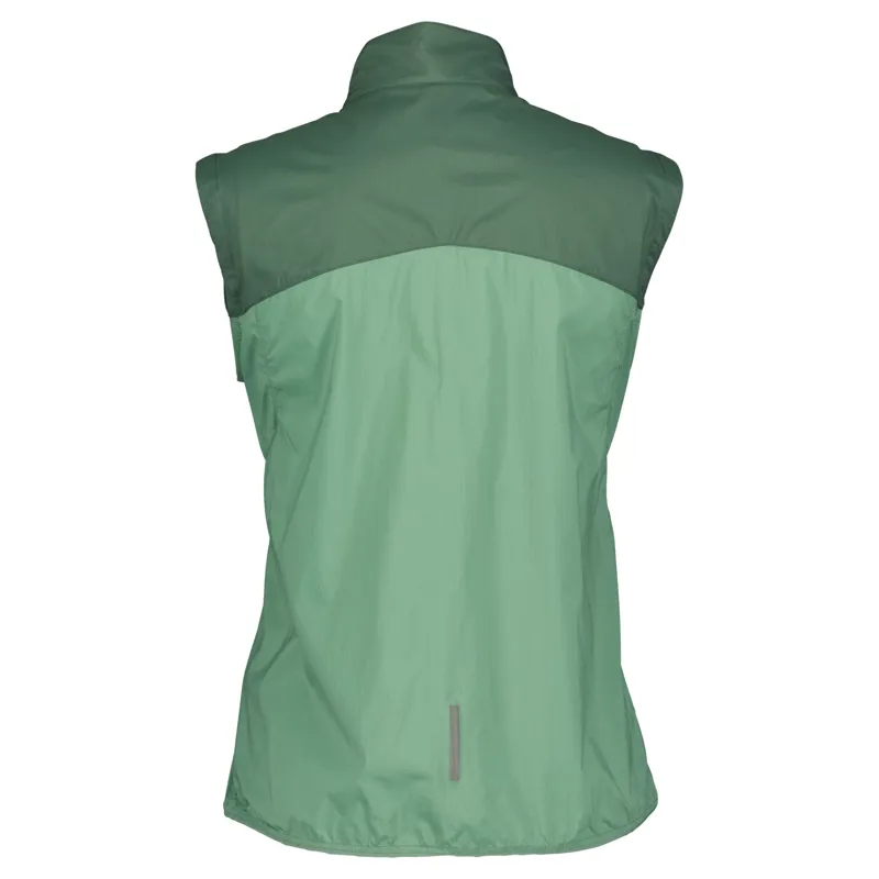 Scott Explorair Light Windbreaker Women's Vest - Glade Green/Smoked Green - Image 2