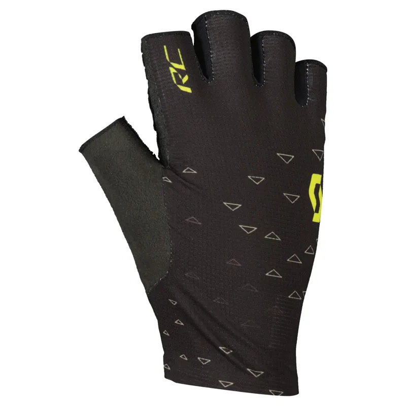 Scott RC Pro Short Finger Gloves - Black/Sulphur Yellow - Image 5