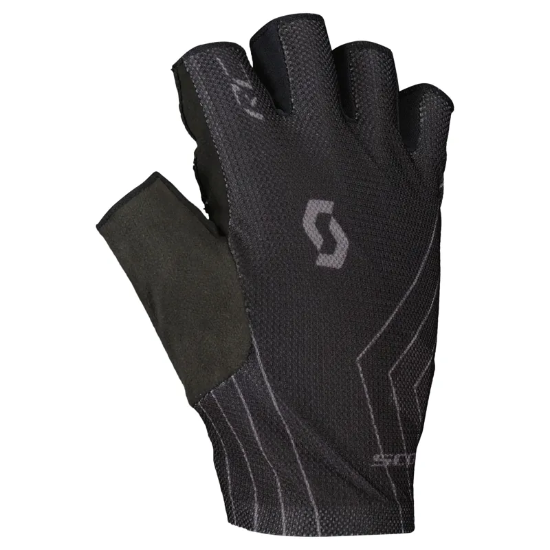 Scott RC Team Short Finger Gloves - Black/Sulphur Yellow - Image 4