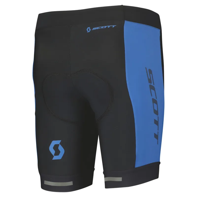 Scott RC Pro Junior Lycra Shorts - Black/Storm Blue - Image 5