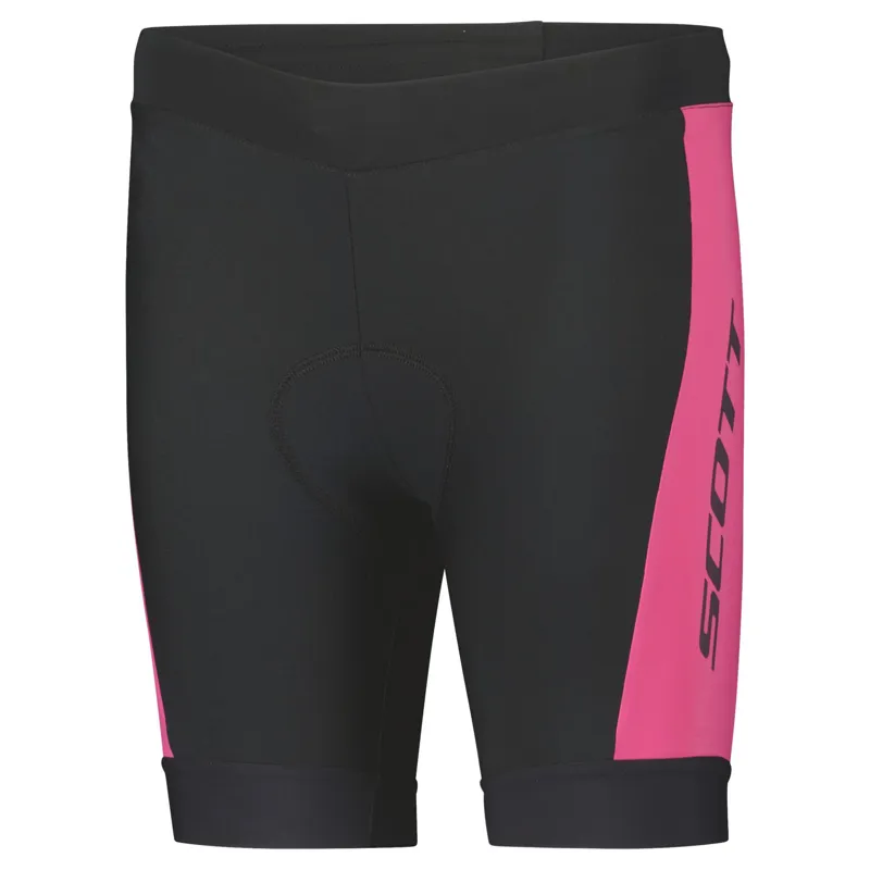 Scott RC Pro Junior Lycra Shorts - Black/Carmine Pink - Image 4