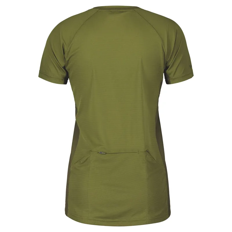 Scott Trail Flow Pro Women's Short Sleeve Jersey - Fir Green - Image 4