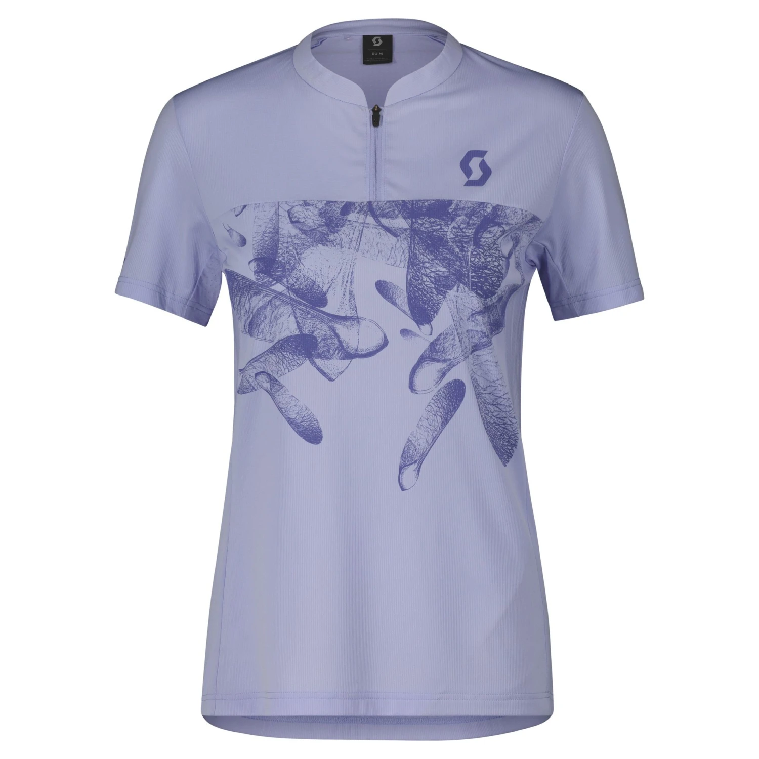 Scott Trail Flow Zip Women's Short Sleeve Jersey - Black/Fir Green - Image 4