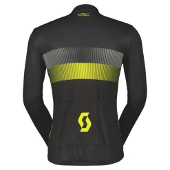 Scott RC Team 10 Men's Long Sleeve Jersey - Black/Sulphur Yellow