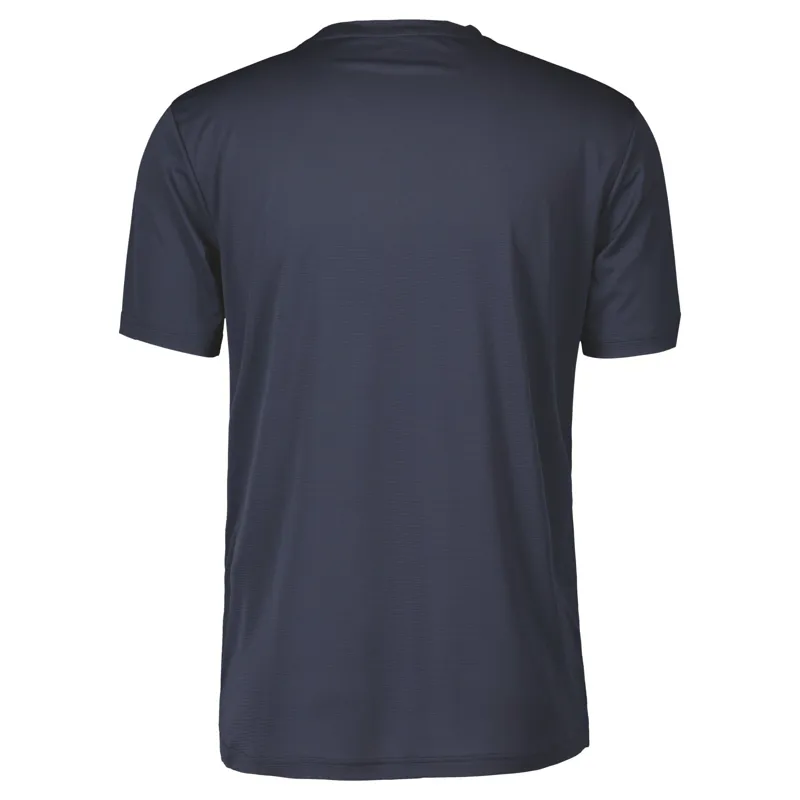 Scott Trail Flow Men's Short Sleeve Jersey - Metal Blue/Dark Blue - Image 3