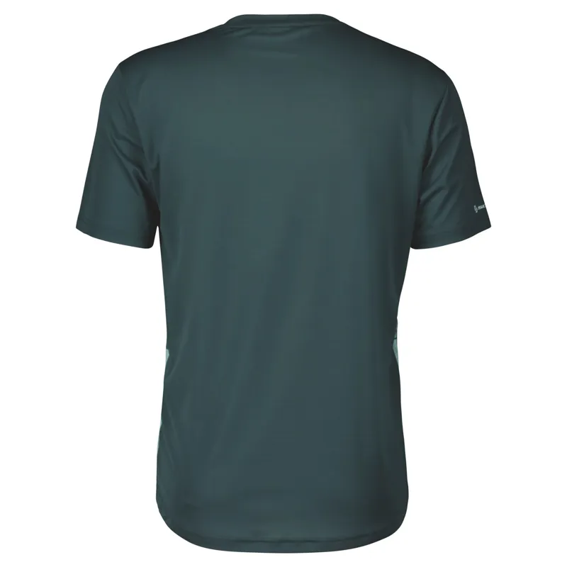 Scott Trail Flow Men's Short Sleeve Jersey - Mineral Greer/Aruba Green