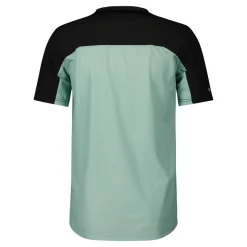 Scott Trail Vertic Zip Men's Short Sleeve Jersey - Mineral Green/Black
