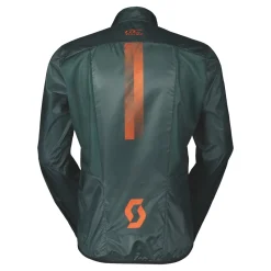 Scott RC Team WB Men's Jacket - Aruba Green/Braze Orange