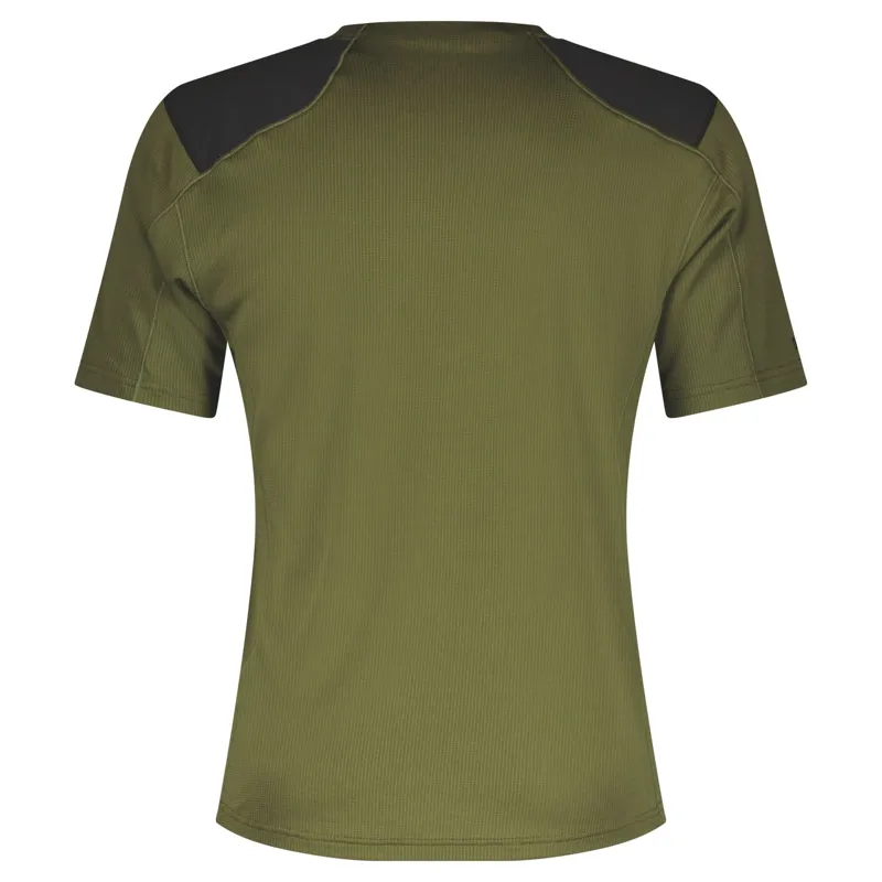 Scott Defined Tech Men's Technical T-Shirt - Fir Green/Black - Image 3