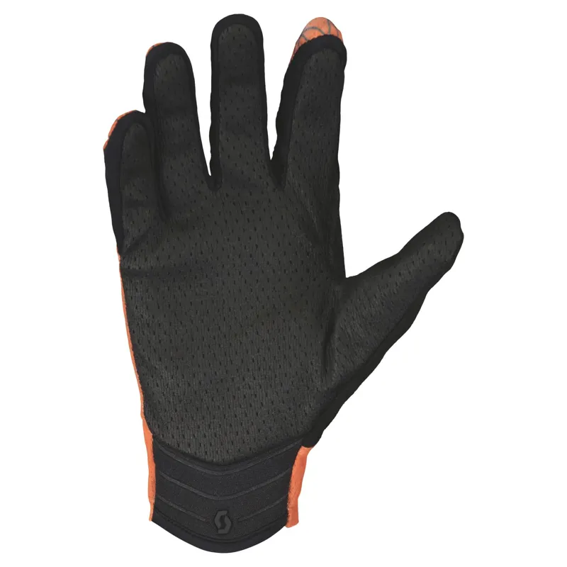 Scott RC Pro Long Finger Gloves - Braze Orange/Aruba Green - Image 2