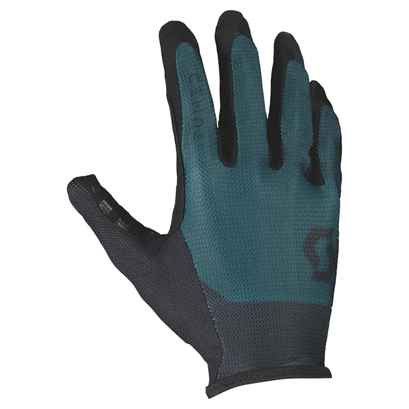 Scott Traction Tuned Long Finger Gloves - Savanna Green